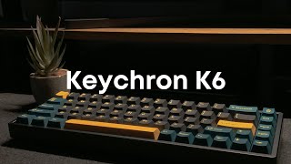 a budget creamy keyboard build | keychron k6 sound test ⌨️