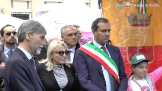 Napoli, Inaugurazione della nuova Piazza Municipio