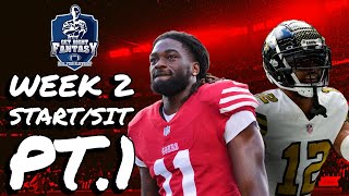 Week 2 Players you MUST Start & Sit Pt. 1 | *LIVE* chat Q&A Fantasy Football Advice