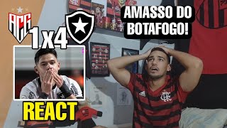 REACT ATLÉTICO-GO 1 X 4 BOTAFOGO MELHORES MOMENTOS BRASILEIRÃO 2024