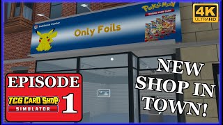 TCG Card Shop Simulator Pokémon Mod! 4K Walkthrough Gameplay Episode 1  (No Commentary)