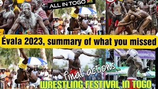 Evala wrestling festival 2023 in the Kabye country, North Togo. Summary of Thrilling Finals Actions