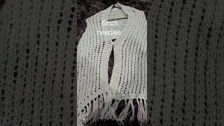 Easy knit/Craft 136: Rectangular shawl #knitting