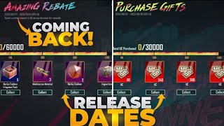 Old Purchase Gift Release Date | Amazing Rebate Release Date | Next Ultimate Spin | Pubg Mobile