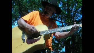 "Orange Line Blues" Guitar Van