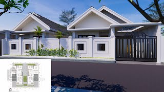 Desain Rumah Kembar ( Twins House )