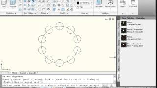 3 1 Belajar Fungsi Array pada AutoCAD 2010