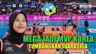 AKSI MEGAWATI LUMAT JUARA LIGA KOREA || MUSUH TERPERCAYA KALAH...