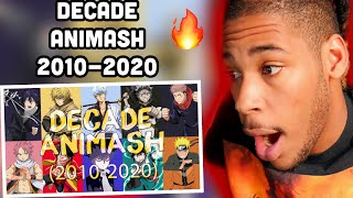 THIS IS AMAZING!!-Decade Animash (2010 - 2020) || A Mashup of 100+ Anime Songs- REACTON!!