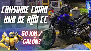 😱 Consume 50 km por galón? | Yamaha MT 03 2022 | Desmintiendo el Consumo ⛽ | Jose de Roce