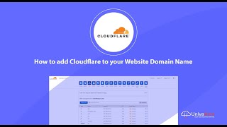 How to add Cloudflare to your Website Domain Name