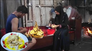 Masak ketupat sayur nikmat sekali