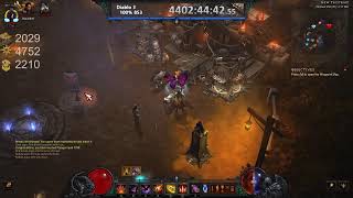 Day 853: (Worlds First) Diablo 3 100% Solo Non Seasonal Speedrun w/RoS & Necro (ENVTuber)