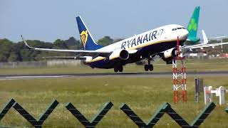 RYANAIR B737 TAKING OFF FROM DUBLIN