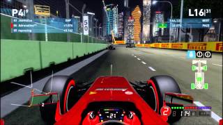 AOR Singapore Lap 16 Incident