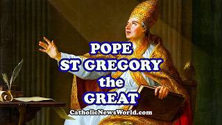 ST GREGORY the GREAT Story - Biography of the 1st Monk to Become Pope!