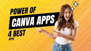 4 Canva hot Apps | Digital Art, Graphic Design, Tutorial