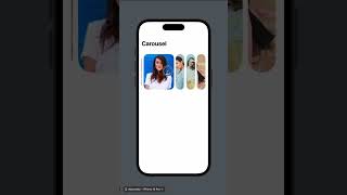 Implementing a Carousel Inspired by the Material Carousel #SwiftUI