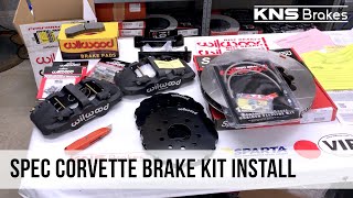 Spec Corvette - Wilwood Front Brake Kit Install