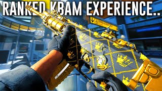 THE MW3 RANKED KBAM EXPERIENCE..