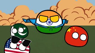 Can India become a superpower ? Countryballs