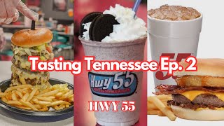 Are these the BEST BURGERS in TN?| HWY 55 Food Review