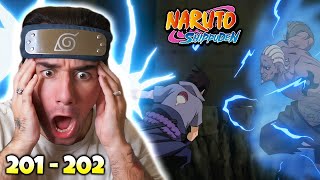 SASUKE VS RAIKAGE!! Naruto Shippuden Reaction: Ep 201 202