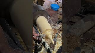 Woodturning Working #woodturner #automobile #woodturnerlathe #wood #woodturn #woodwork