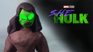 She Hulk Transformation Stop Motion Test