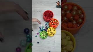 Amazing Rainbow Beads Oddly Satisfying 💫📿#shorts #satisfying #viral_video #beads