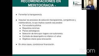 Presentación estudio: Transparencia y meritocracia en los directivos de entidades vinculadas al AMB