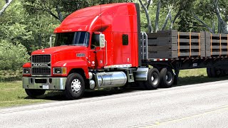 ATS - Mack Pinnacle Transporting Industrial Pallets Part 2