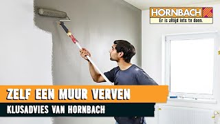 Muur verven met HORNBACH