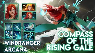 COMPASS OF THE RISING GALE - Windranger Arcana Preview - TI10 Battle Pass Best Arcana?