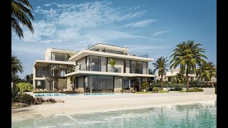 Palace for sale in Dubai, 7 bedrooms,on lagoon with private beach