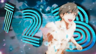 makoto tachibana - Amv - (free!) - ((1 2 3 )) - //Vibe style// - +Node video+ (Inspired)