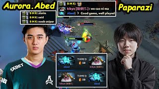 Aurora.Abed Storm Spirit Signature Hero against Paparazi Sniper China MIDLANE LEGEND Dota 2