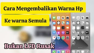 Cara Mengembalikan Warna LCD yang Tibah Tiba Berubah|mengembalikan Warna Hitam Putih Di Hp Terbaru