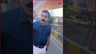 दबंग पुलिस कर्मी अपने कार को मॉडिफाइड करवाए हुए #viralvideo #policeshorts #viralnews #shorts #news