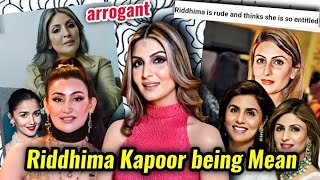 RIDDHIMA KAPOOR BEING INSECURE & JEALOUS OF SHALINI PASSI