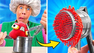 MY GRANDMA VS KITCHEN GADGETS!! 🍳👵🏻