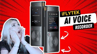 iFLYTEK AI Voice Recorder Review! Offline Voice Recorder with Playback, Transcribe & Summarize