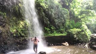 Toraille waterfalls. Soufriere, St. Lucia