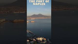 The port of Naples and Vesuvius