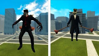 EVOLUTION OF NEW UPGRADED DARK SPEAKERMAN! (part 2) VS ALL SKIBIDI TOILET BOSSES In Garry's Mod!