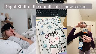 Survive the Portland Snow Storm with me as a Night Shift Peds Nurse...