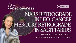 MARS RETROGRADE LEO-CANCER & MERCURY RETROGRADE IN SAGITTARIUS 2024 - Astro Consciousness