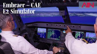 Embraer and CAE Add New E-Jet E2 Flight Simulator For Asia Pacific Airlines in Singapore – AIN