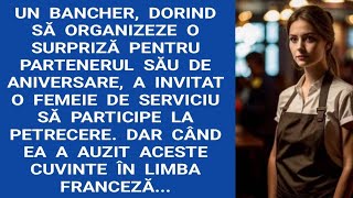 Un bancher, dorind să organizeze o surpriză pentru partenerul său de aniversare, a invitat o...