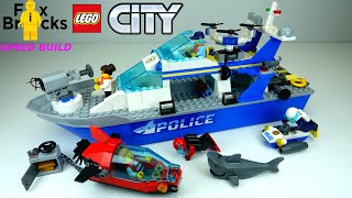 LEGO CITY 60277 Police Patrol Boat - Speed Build - FixBricks